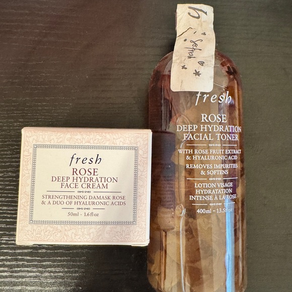 fresh Other - Fresh Rose Deep Hydration Face Cream and Toner Set